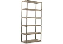 tribeca brown accent bookcase   