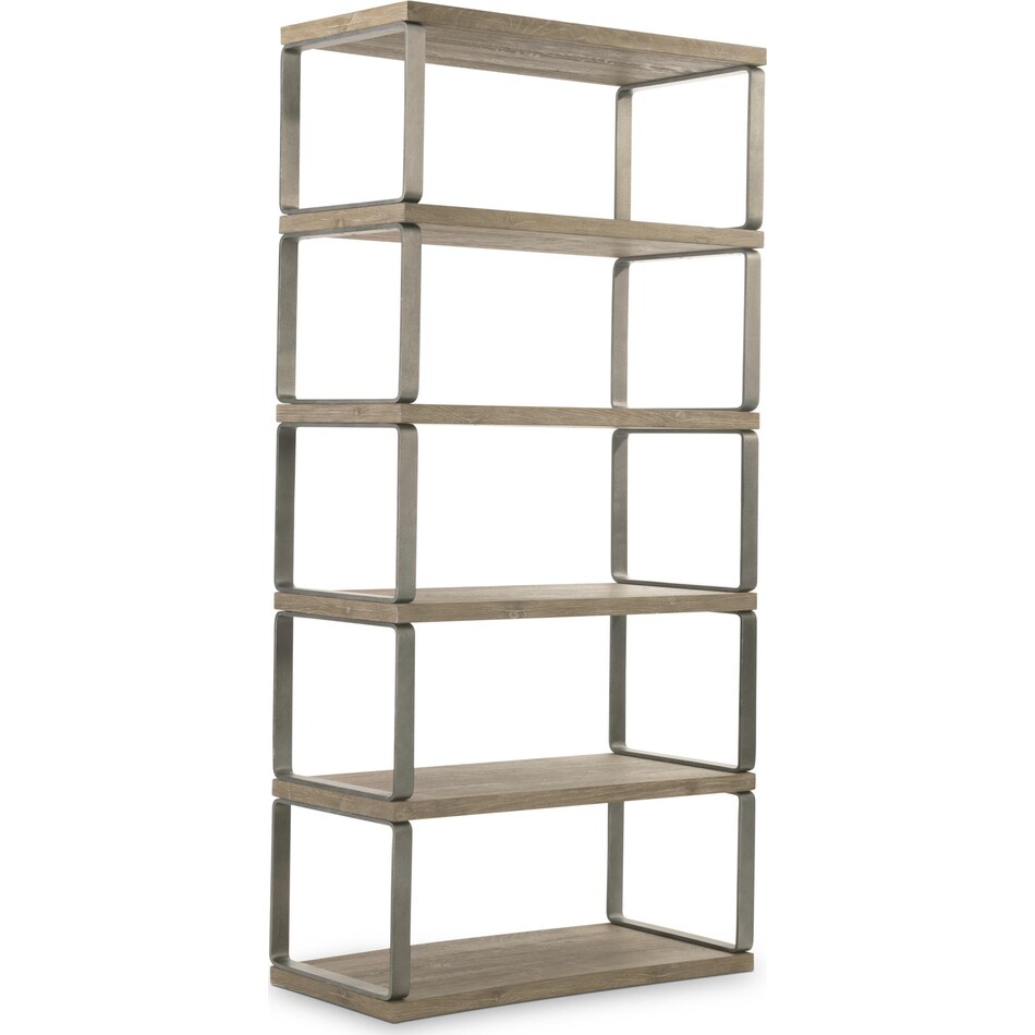 tribeca brown accent bookcase   