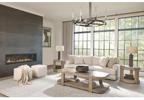 tribeca brown end table   