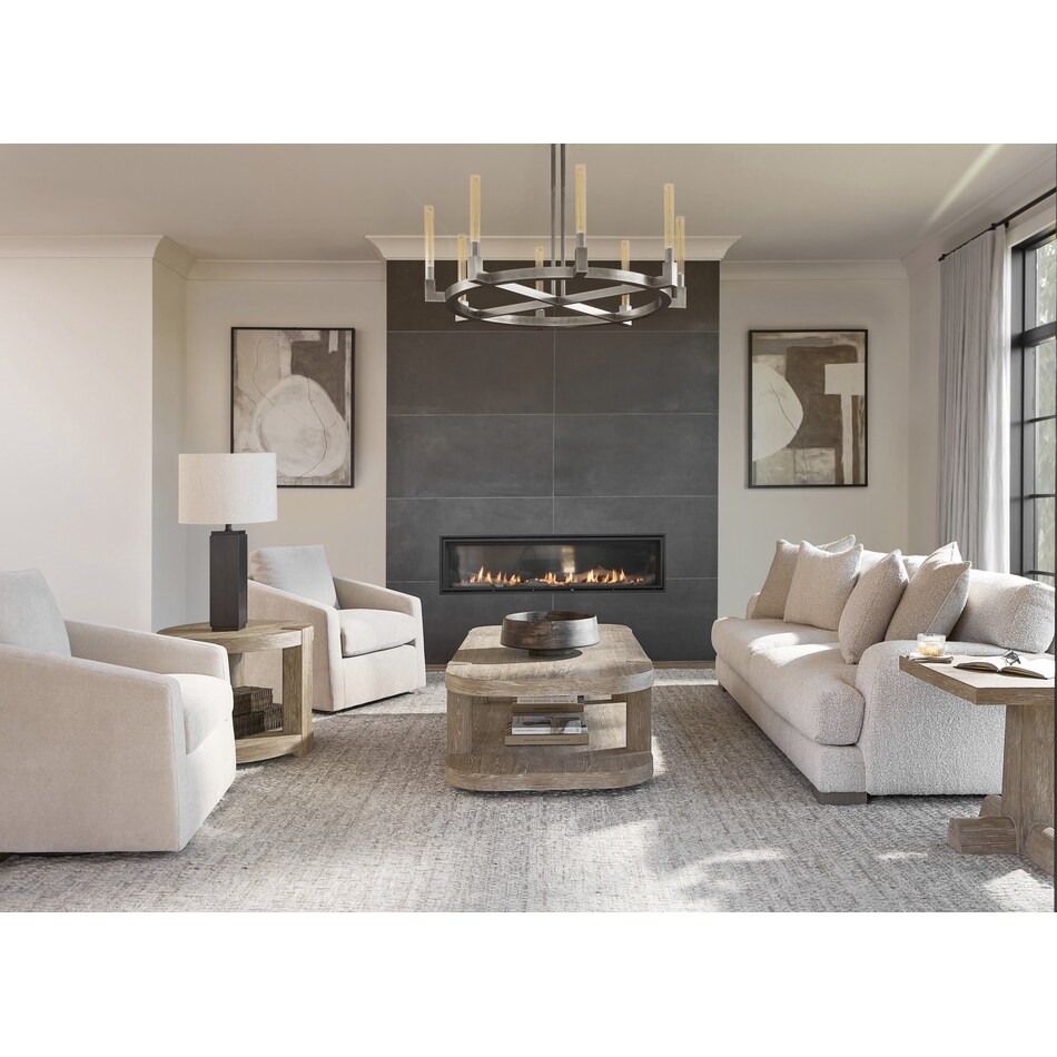 tribeca brown end table   