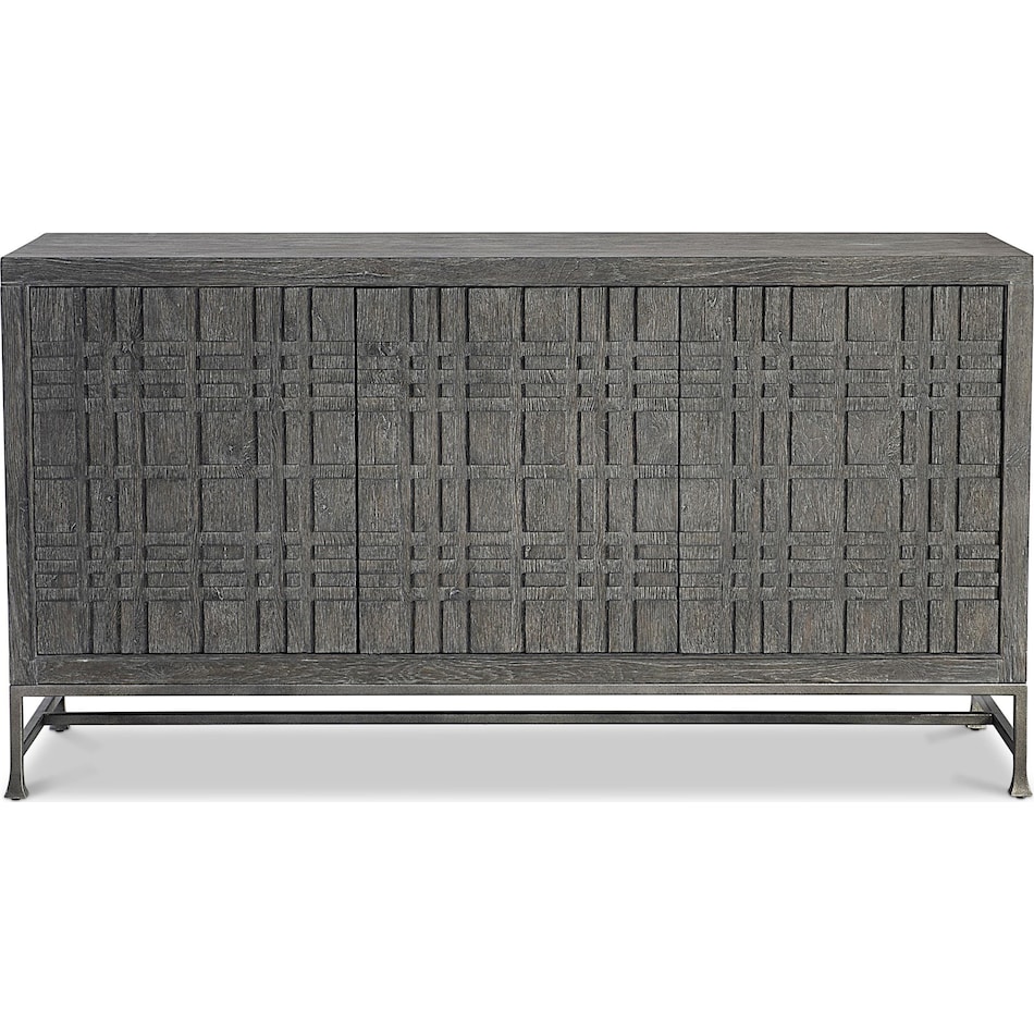 tribeca brown sideboard server   