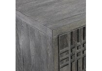 tribeca brown sideboard server   