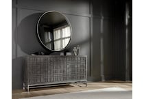tribeca brown sideboard server   