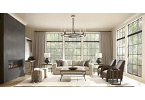 tribeca brown sofa table   