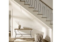 tribeca brown sofa table   