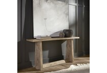 tribeca brown sofa table   