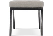 tribeca metal grey bench   