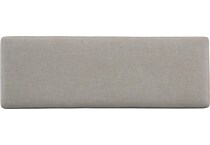 tribeca metal grey bench   