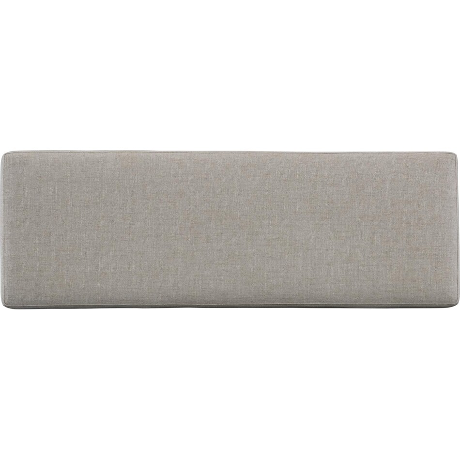 tribeca metal grey bench   
