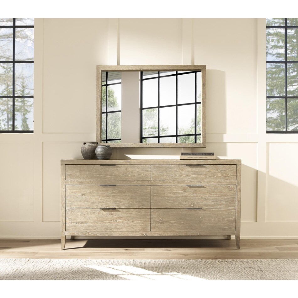tribeca rustic mirror   