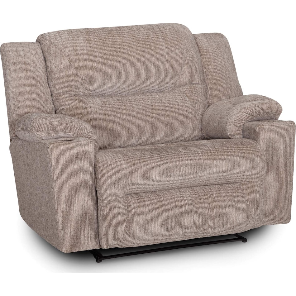 tricounty brown rocker recliner   
