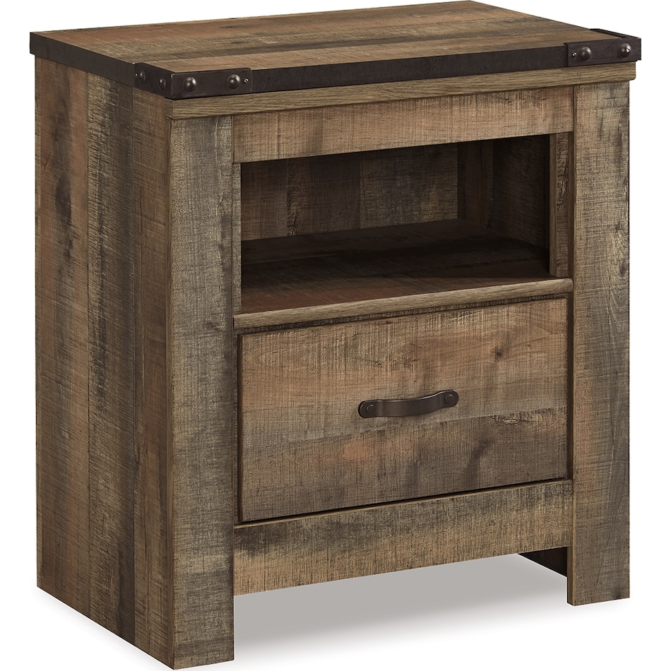 trinell brown nightstand   