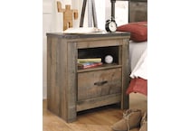 trinell brown nightstand   