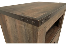 trinell brown nightstand   