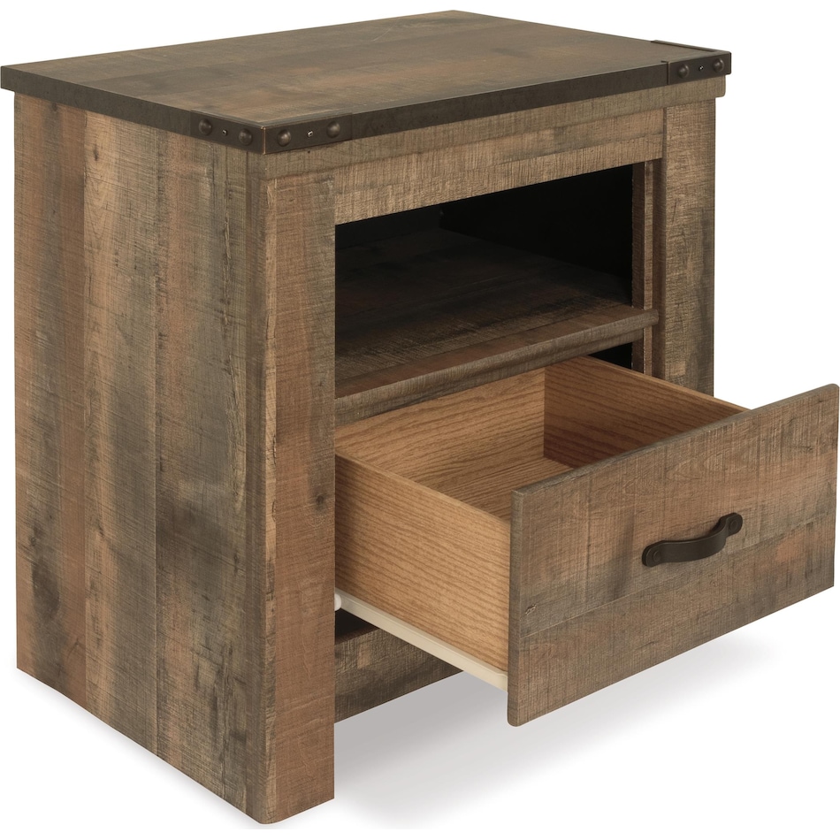 trinell brown nightstand   