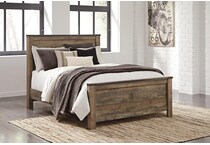 trinell brown queen headboard   