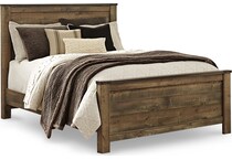 trinell brown queen headboard   