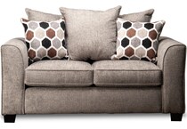 tripp tan loveseat   