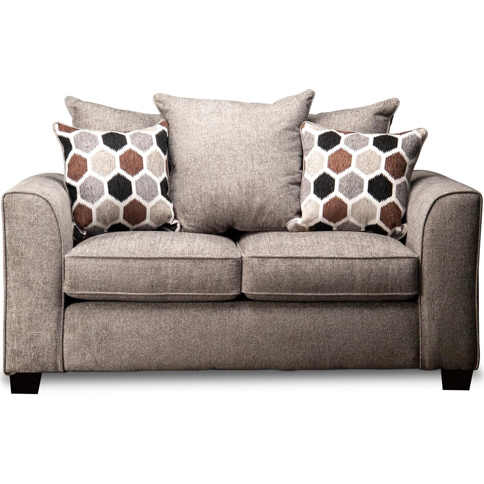 tripp tan loveseat   