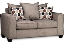 tripp tan loveseat   