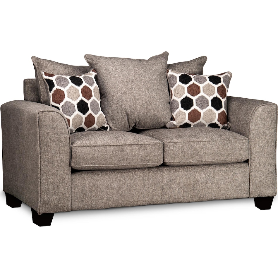 tripp tan loveseat   