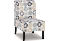 triptis grey accent chair   