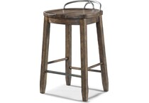 trisha yearwood home cocoa counter chair   