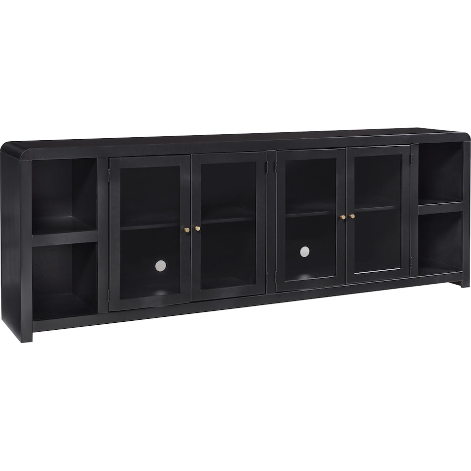 troy black console   