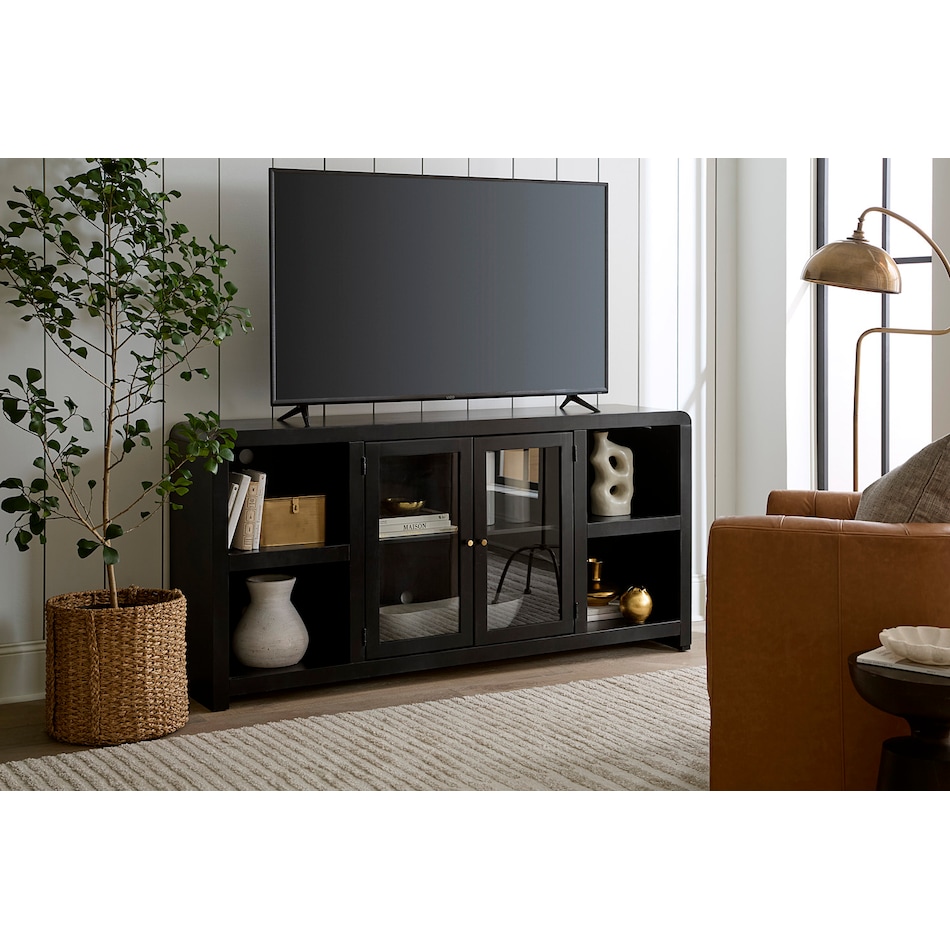 troy black console   