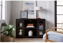 troy black console   