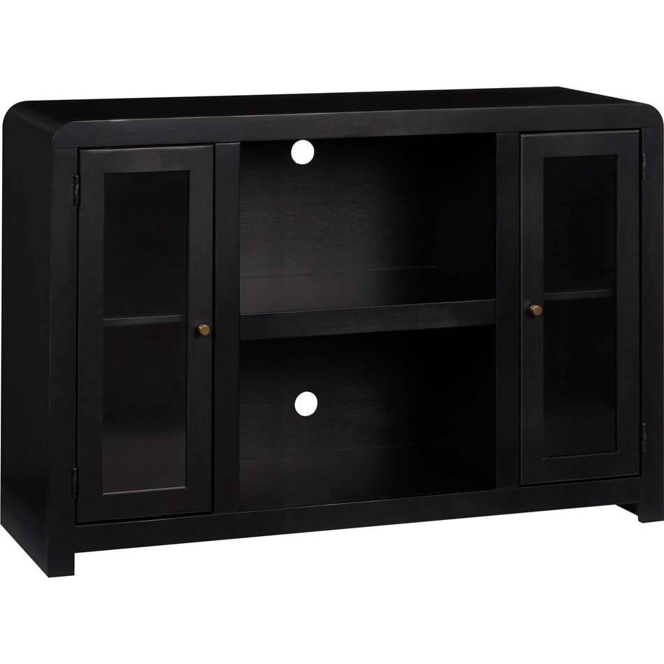 troy black console   