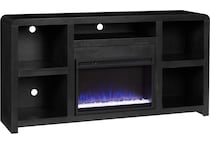 troy black fireplace insert   