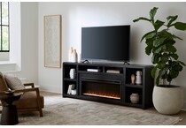 troy black fireplace insert   