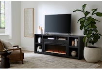 troy black fireplace insert   