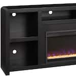 troy black fireplace insert   