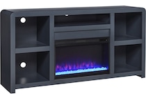 troy malta blue fireplace insert   