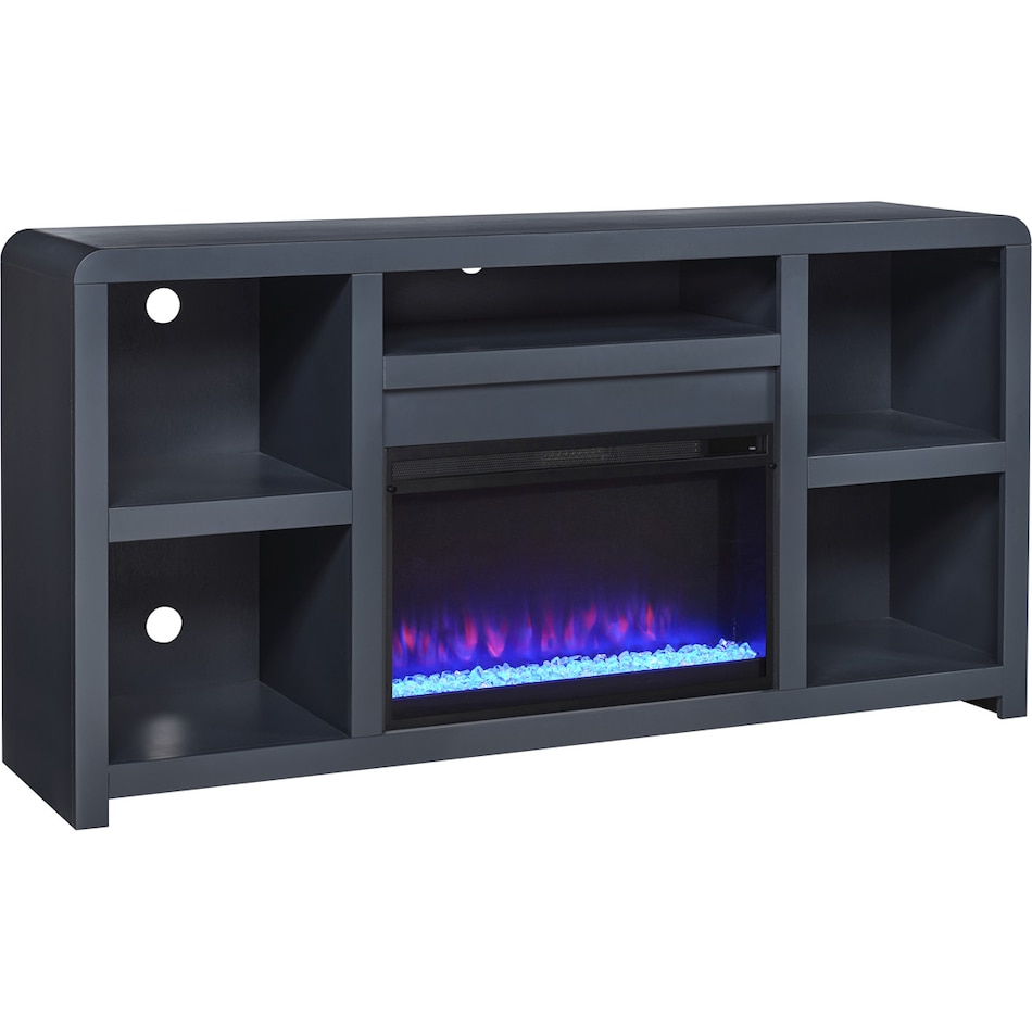 troy malta blue fireplace insert   