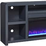 troy malta blue fireplace insert   