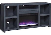 troy malta blue fireplace insert   