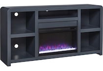 troy malta blue fireplace insert   