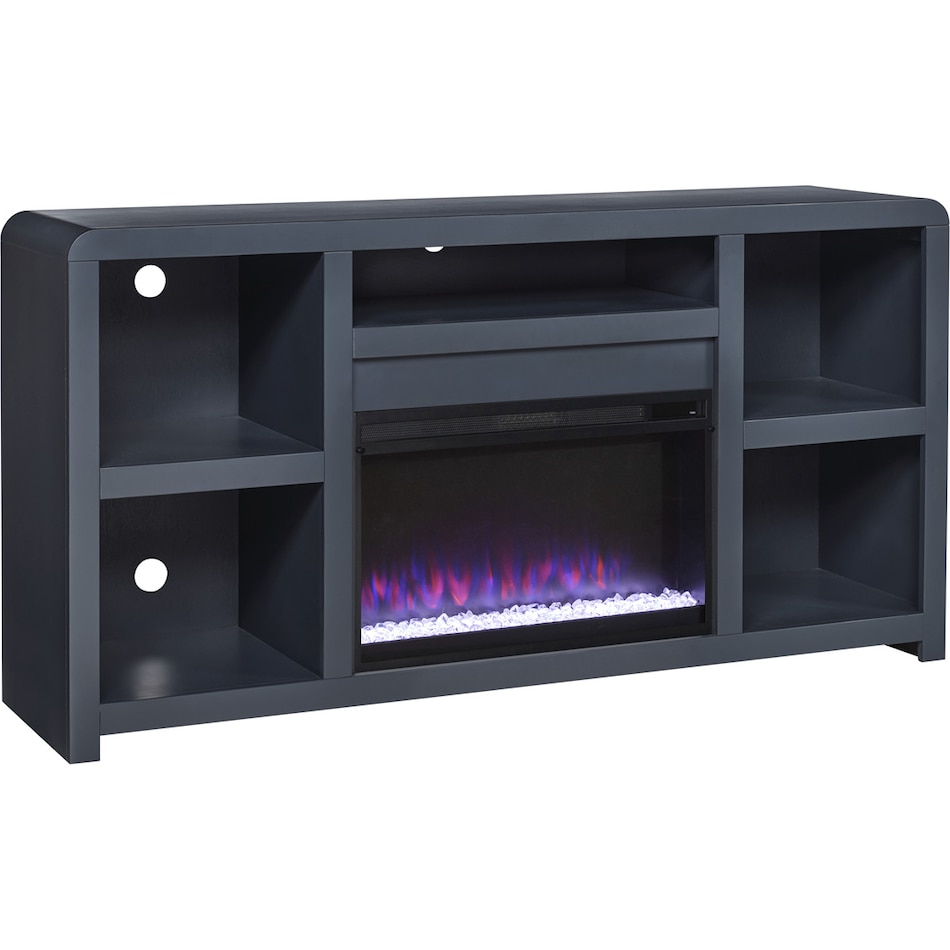 troy malta blue fireplace insert   