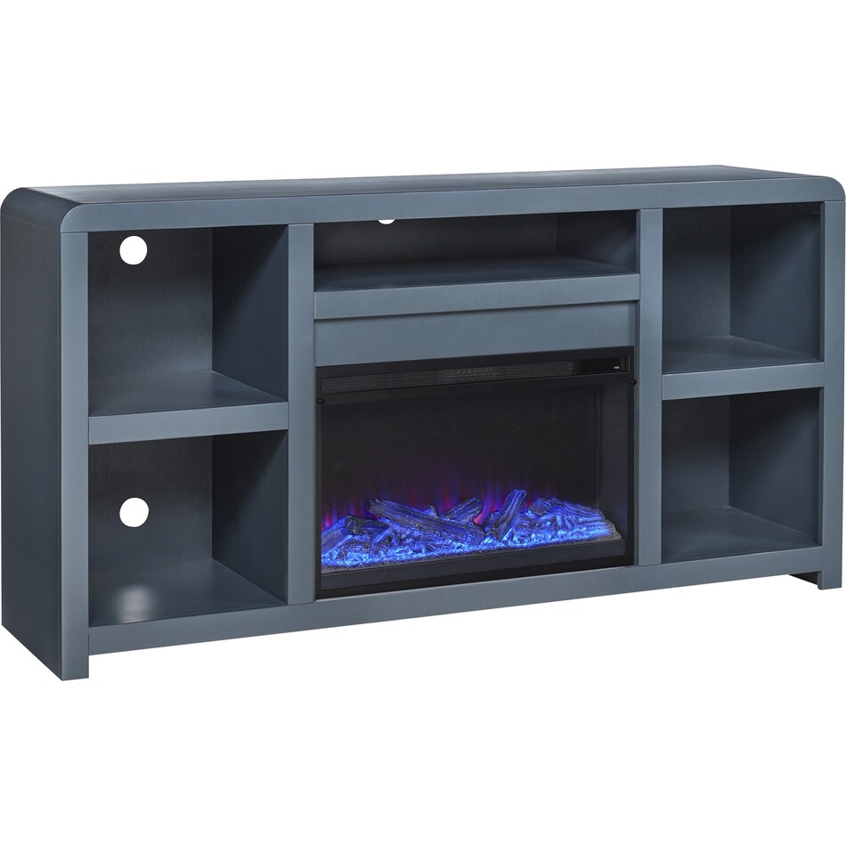 troy malta blue fireplace insert   