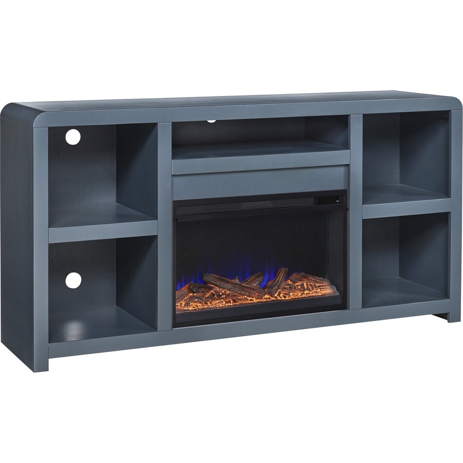 troy malta blue fireplace insert   