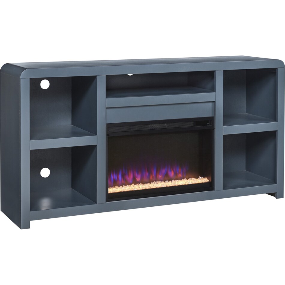 troy malta blue fireplace insert   