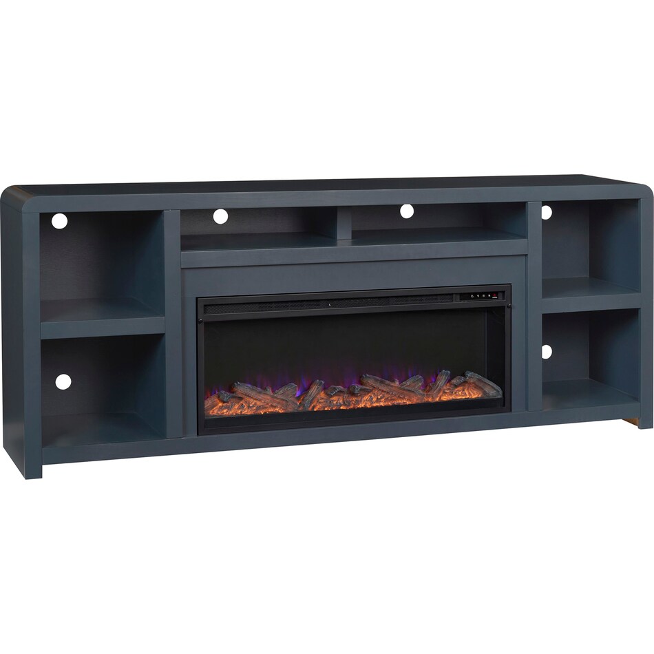 troy malta blue fireplace insert   