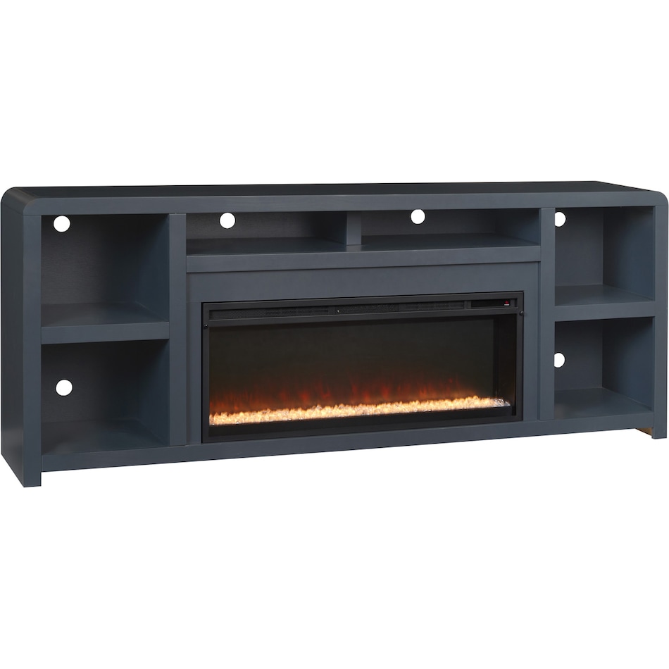 troy malta blue fireplace insert   