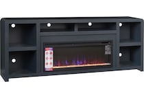 troy malta blue fireplace insert   