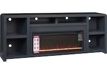 troy malta blue fireplace insert   