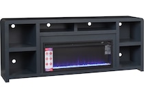 troy malta blue fireplace insert   