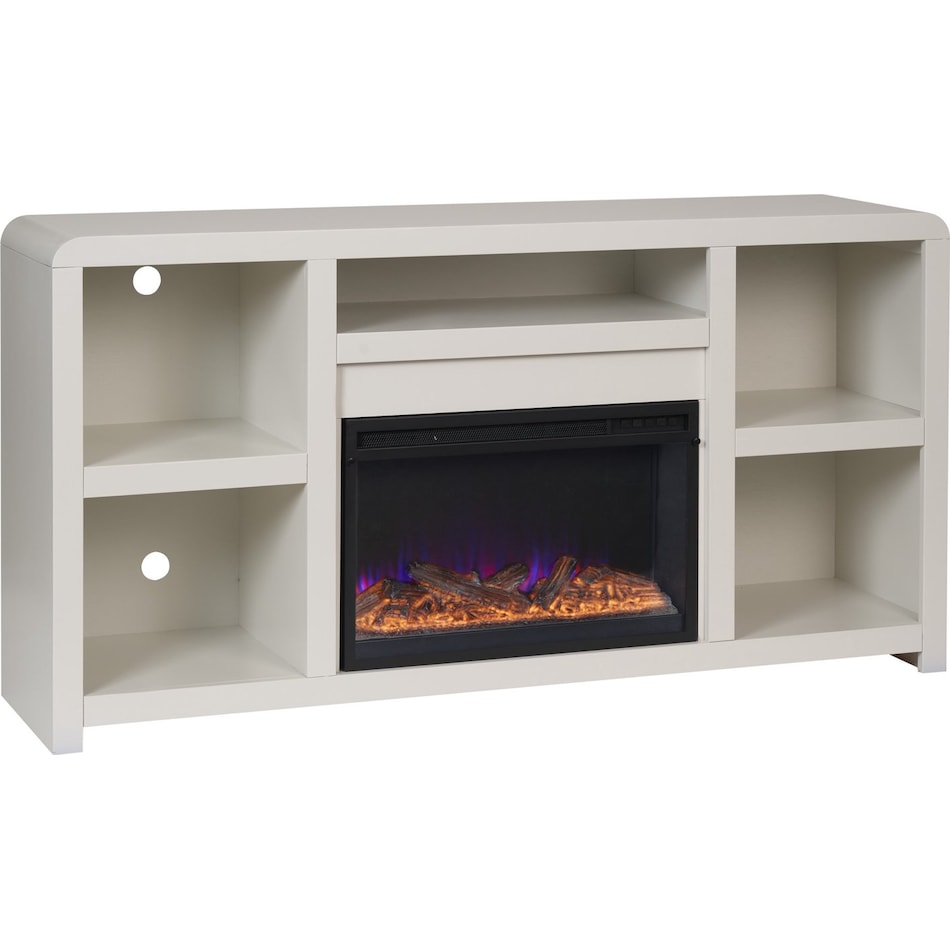 troy white fireplace insert   